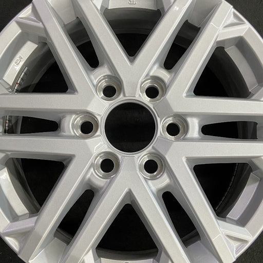 18" SEQUOIA 23-24 18x7.5 6 double spoke silver Original OEM Wheel Rim - Angle View