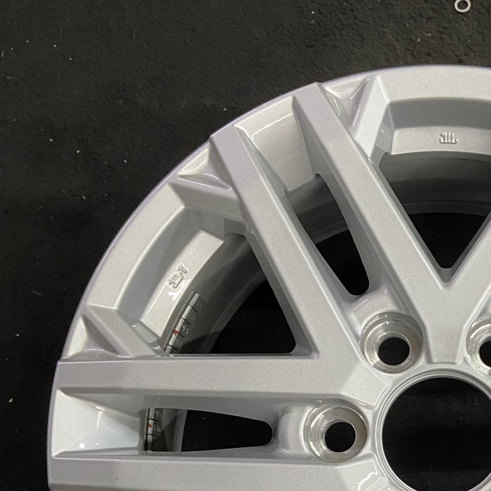 18" SEQUOIA 23-24 18x7.5 6 double spoke silver Original OEM Wheel Rim - Side Profile