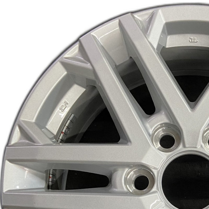 18" SEQUOIA 23-24 18x7.5 6 double spoke silver Original OEM Wheel Rim - Angle View