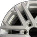 18" SEQUOIA 23-24 18x7.5 6 double spoke silver Original OEM Wheel Rim - Angle View