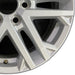 18" SEQUOIA 23-24 18x7.5 6 double spoke silver Original OEM Wheel Rim - Close-Up Detail