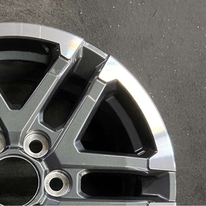 18" TACOMA 24 18x7.5 6 Y spoke TRD Sport Original OEM Wheel Rim - Close-Up Detail