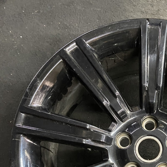 21" RANGE ROVER 17 alloy 21x9.5 9 spoke gloss black Original OEM Wheel Rim