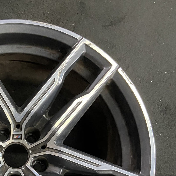 20" BMW M5 21-23 20x10.5 5 double spoke machined face Original OEM Wheel Rim