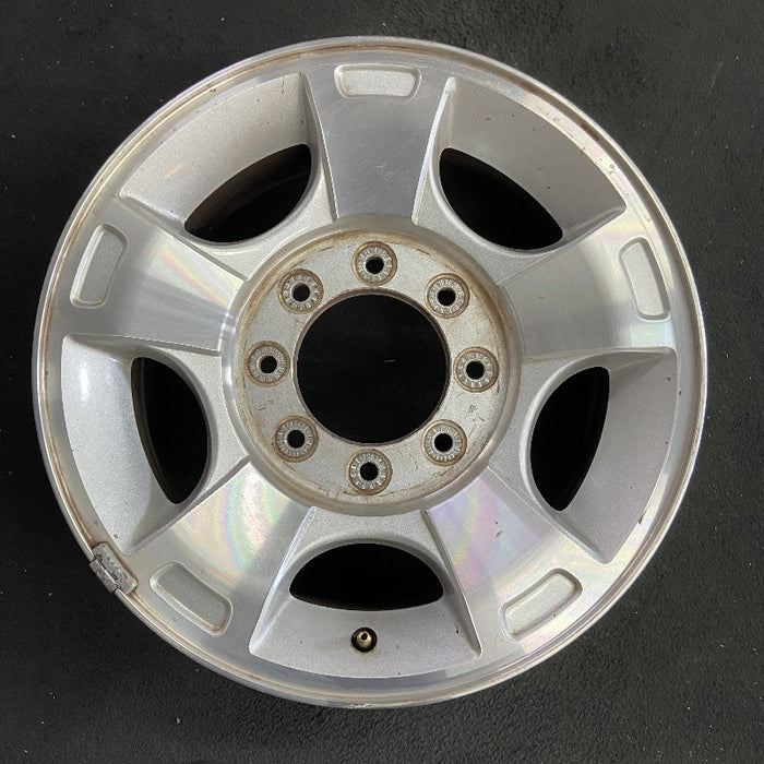 18" FORD F250SD PICKUP 09-10 18x8 SRW TPMS 5 spoke aluminum cast indented spoke ends Original OEM Wheel Rim