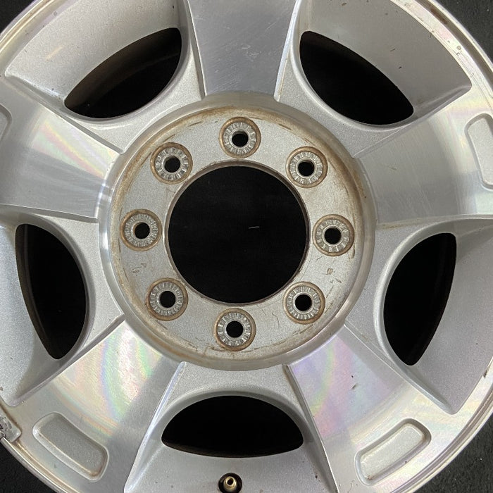 18" FORD F250SD PICKUP 09-10 18x8 SRW TPMS 5 spoke aluminum cast indented spoke ends Original OEM Wheel Rim