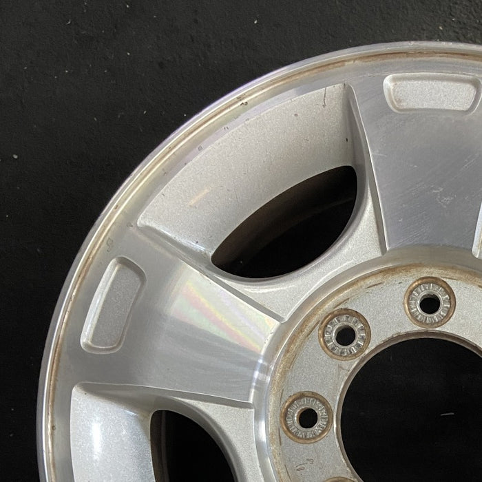 18" FORD F250SD PICKUP 09-10 18x8 SRW TPMS 5 spoke aluminum cast indented spoke ends Original OEM Wheel Rim