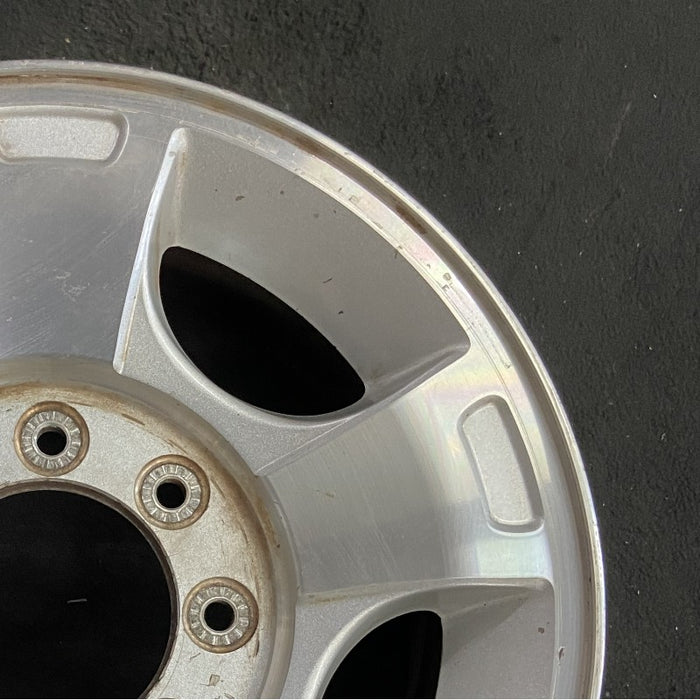 18" FORD F250SD PICKUP 09-10 18x8 SRW TPMS 5 spoke aluminum cast indented spoke ends Original OEM Wheel Rim