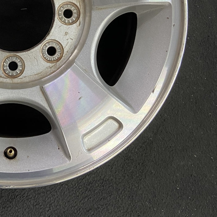 18" FORD F250SD PICKUP 09-10 18x8 SRW TPMS 5 spoke aluminum cast indented spoke ends Original OEM Wheel Rim