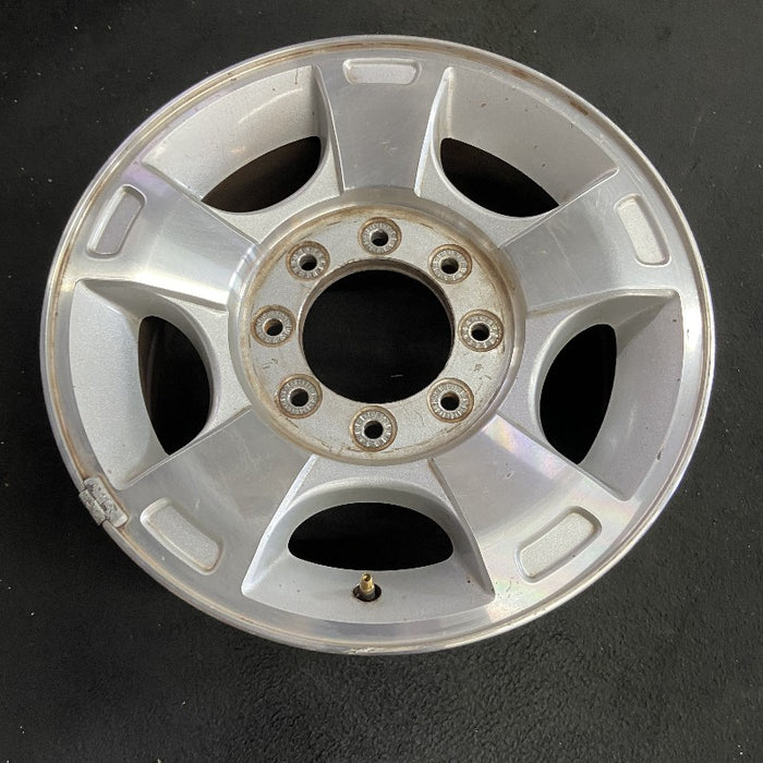 18" FORD F250SD PICKUP 09-10 18x8 SRW TPMS 5 spoke aluminum cast indented spoke ends Original OEM Wheel Rim