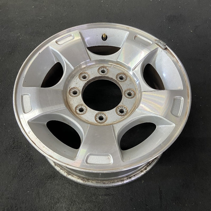 18" FORD F250SD PICKUP 09-10 18x8 SRW TPMS 5 spoke aluminum cast indented spoke ends Original OEM Wheel Rim