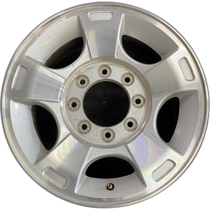18" FORD F250SD PICKUP 09-10 18x8 SRW TPMS 5 spoke aluminum cast indented spoke ends Original OEM Wheel Rim