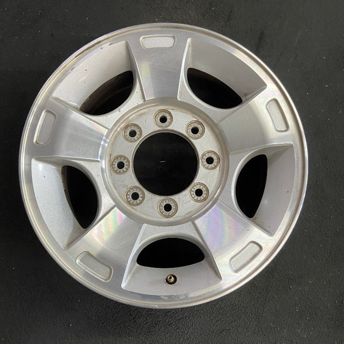 18" FORD F250SD PICKUP 09-10 18x8 SRW TPMS 5 spoke aluminum cast indented spoke ends Original OEM Wheel Rim