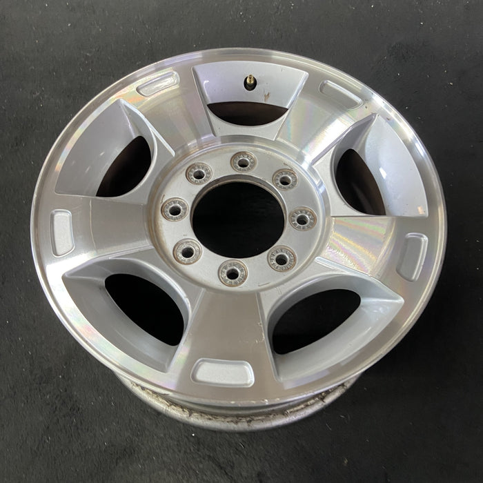 18" FORD F250SD PICKUP 09-10 18x8 , 5 spoke, aluminum, Original OEM Wheel Rim