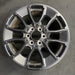 20" SEQUOIA 24 20x8 6 Y spoke black TRD off- Original OEM Wheel Rim - Front View