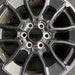 20" SEQUOIA 24 20x8 6 Y spoke black TRD off- Original OEM Wheel Rim - Angle View