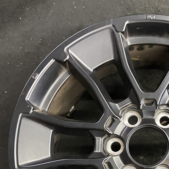 20" SEQUOIA 24 20x8 6 Y spoke black TRD off- Original OEM Wheel Rim - Side Profile