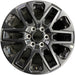 20" SEQUOIA 23-25 20x8, open spoke , matte black Original OEM Wheel Rim - Front View