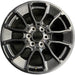 20" SEQUOIA 24 20x8 6 Y spoke black TRD off- Original OEM Wheel Rim - Front View