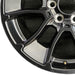 20" SEQUOIA 24 20x8 6 Y spoke black TRD off- Original OEM Wheel Rim - Back View