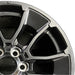 20" SEQUOIA 24 20x8 6 Y spoke black TRD off- Original OEM Wheel Rim - Side Profile
