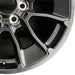 20" SEQUOIA 24 20x8 6 Y spoke black TRD off- Original OEM Wheel Rim - Close-Up Detail