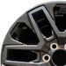 20" SEQUOIA 23-24 20x8 open spoke 6 spoke matte black Original OEM Wheel Rim - Angle View