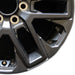 20" SEQUOIA 23-24 20x8 open spoke 6 spoke matte black Original OEM Wheel Rim - Close-Up Detail