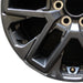 20" SEQUOIA 23-24 20x8 open spoke 6 spoke matte black Original OEM Wheel Rim - Back View