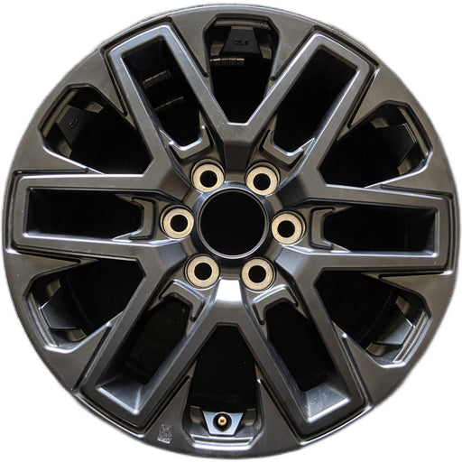 20" SEQUOIA 23-25 20x8, open spoke , matte black Original OEM Wheel Rim - Front View