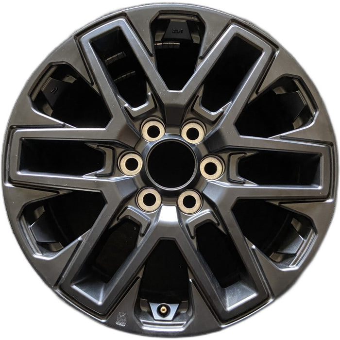 20" SEQUOIA 23-24 20x8 open spoke 6 spoke matte black Original OEM Wheel Rim - Front View