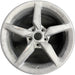 18" CORVETTE 14-15 front, 18x8.5, silver Original OEM Wheel Rim - Front View