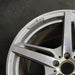 20" MERCEDES GT 16 190 Type; 20x11 5 split spokes gray Original OEM Wheel Rim - Side Profile