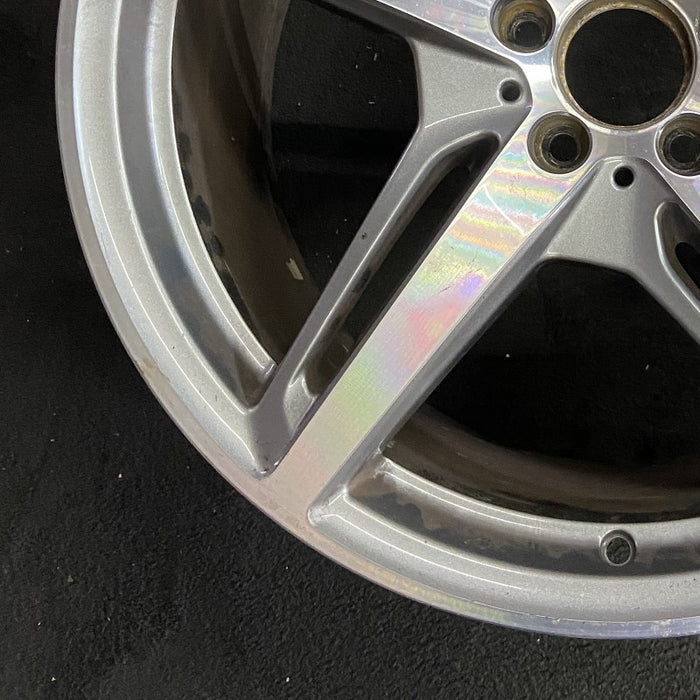 20" MERCEDES GT 16 190 Type; 20x11 5 split spokes gray Original OEM Wheel Rim - Additional View