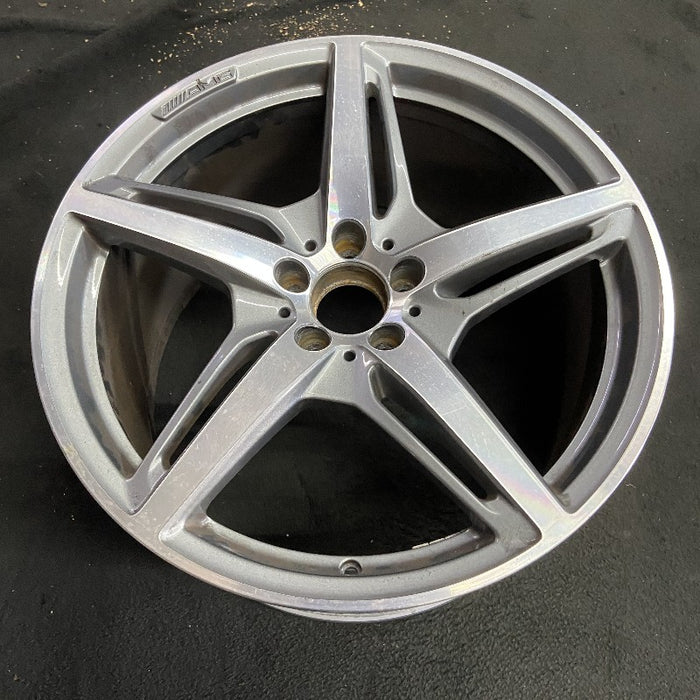 20" MERCEDES GT 16 190 Type; 20x11 5 split spokes gray Original OEM Wheel Rim - View 7