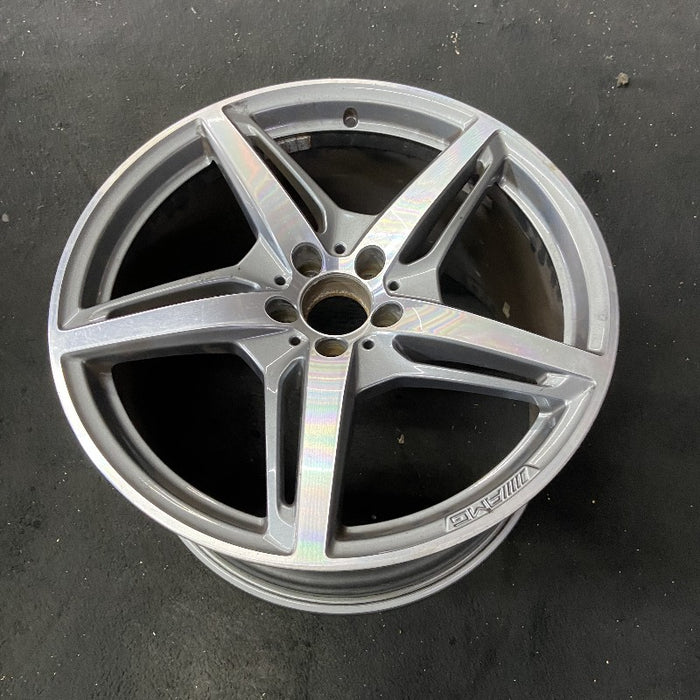 20" MERCEDES GT 16 190 Type; 20x11 5 split spokes gray Original OEM Wheel Rim - View 8