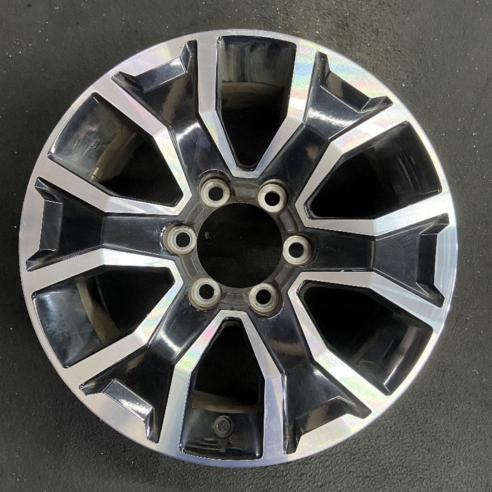 17" TACOMA 20-23 17x7.5 alloy 6 spoke machined black Original OEM Wheel Rim