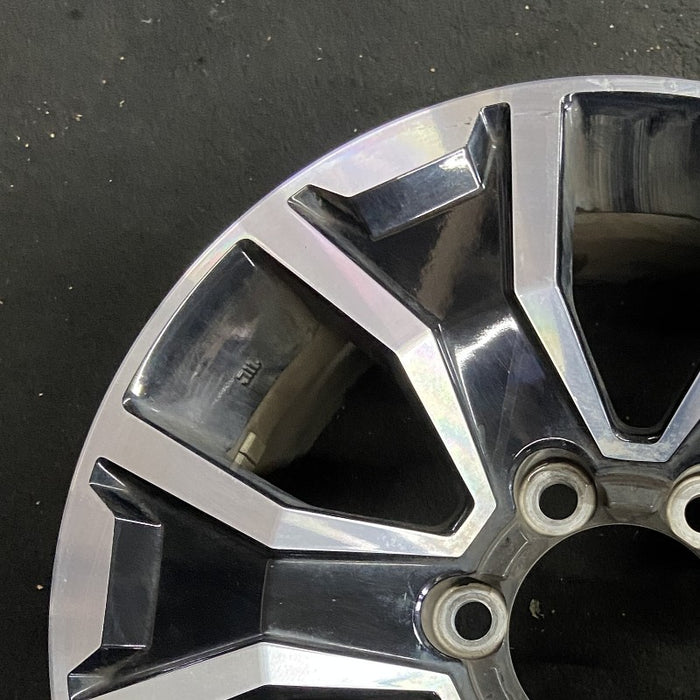 17" TACOMA 20-23 17x7.5 alloy 6 spoke machined black Original OEM Wheel Rim