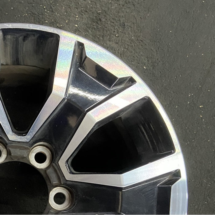 17" TACOMA 20-23 17x7.5 alloy 6 spoke machined black Original OEM Wheel Rim