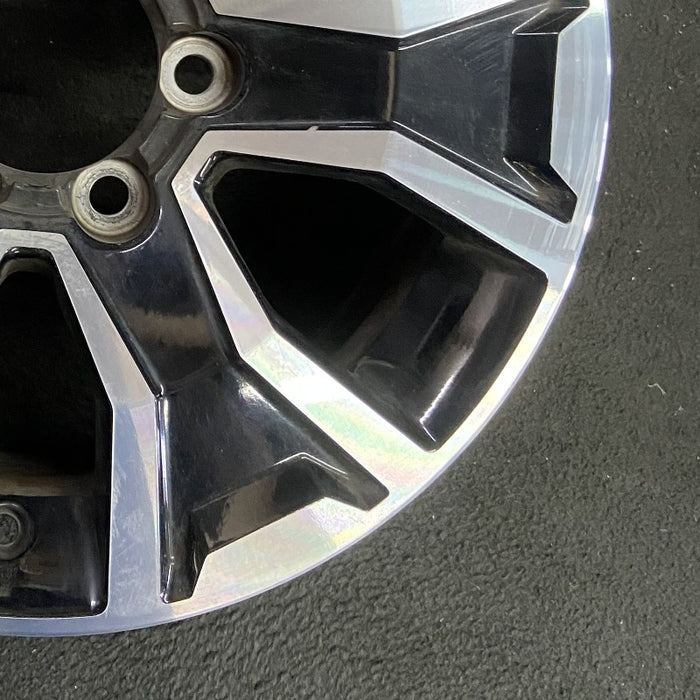 17" TACOMA 20-23 17x7.5 alloy 6 spoke machined black Original OEM Wheel Rim