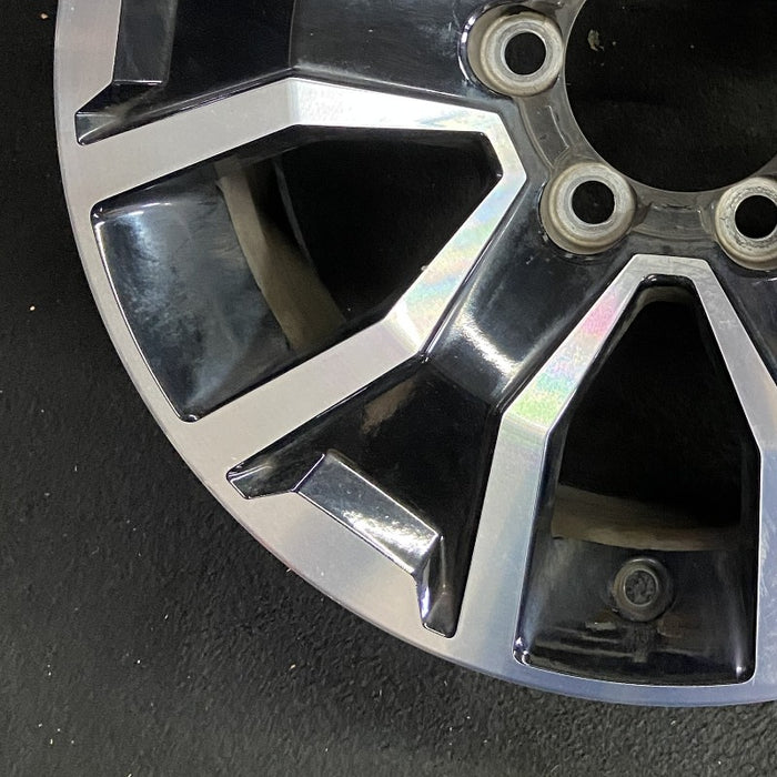 17" TACOMA 20-23 17x7.5 alloy 6 spoke machined black Original OEM Wheel Rim