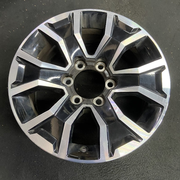 17" TACOMA 20-23 17x7.5 alloy 6 spoke machined black Original OEM Wheel Rim