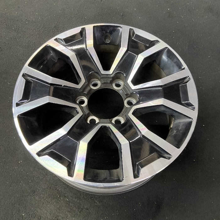 17" TACOMA 20-23 17x7.5 alloy 6 spoke machined black Original OEM Wheel Rim