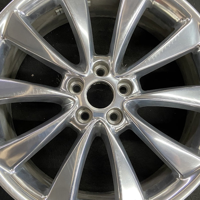 20" MKT 10 20x8 aluminum TPMS 10 flat spoke polished Original OEM Wheel Rim