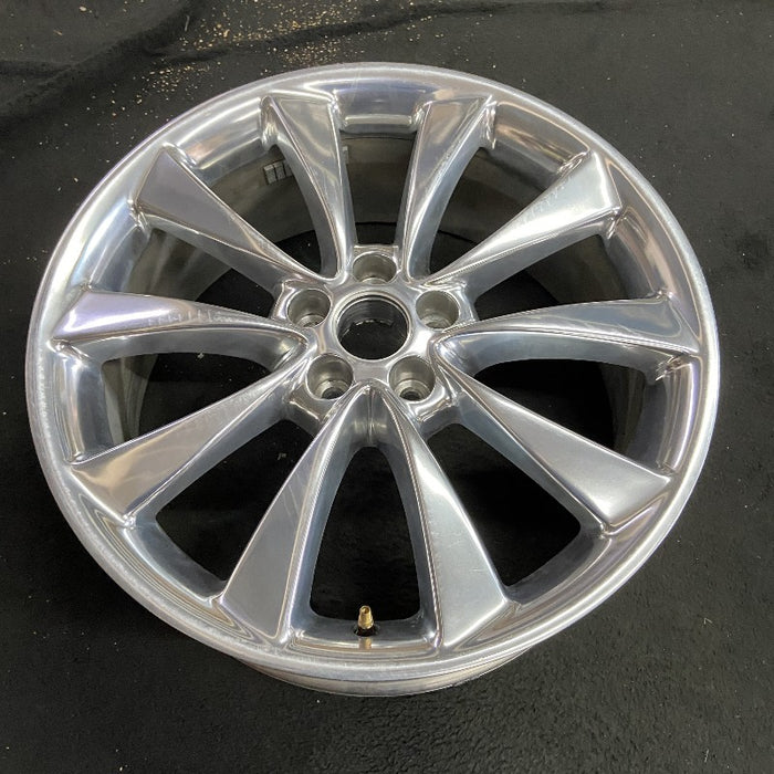 20" MKT 10 20x8 aluminum TPMS 10 flat spoke polished Original OEM Wheel Rim