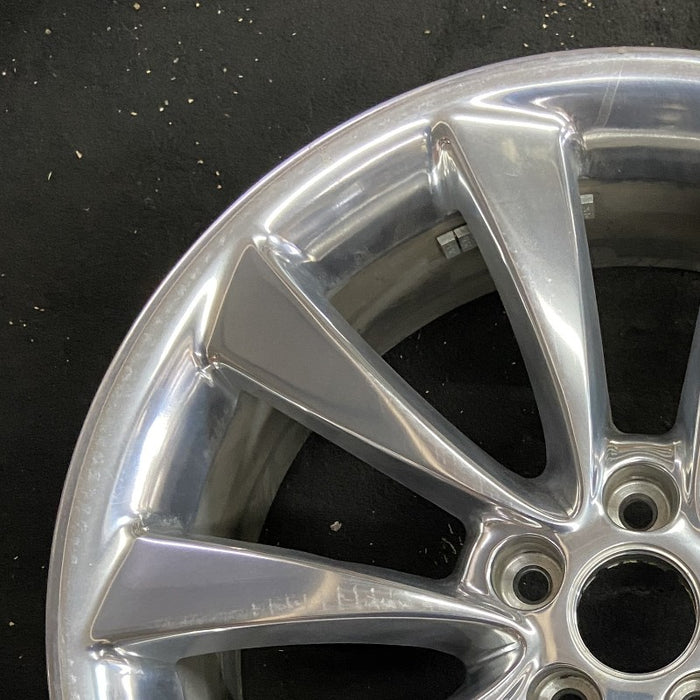 20" MKT 10 20x8 aluminum TPMS 10 flat spoke polished Original OEM Wheel Rim