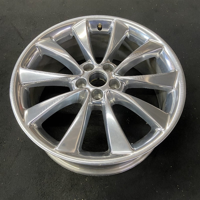 20" MKT 10 20x8 aluminum TPMS 10 flat spoke polished Original OEM Wheel Rim