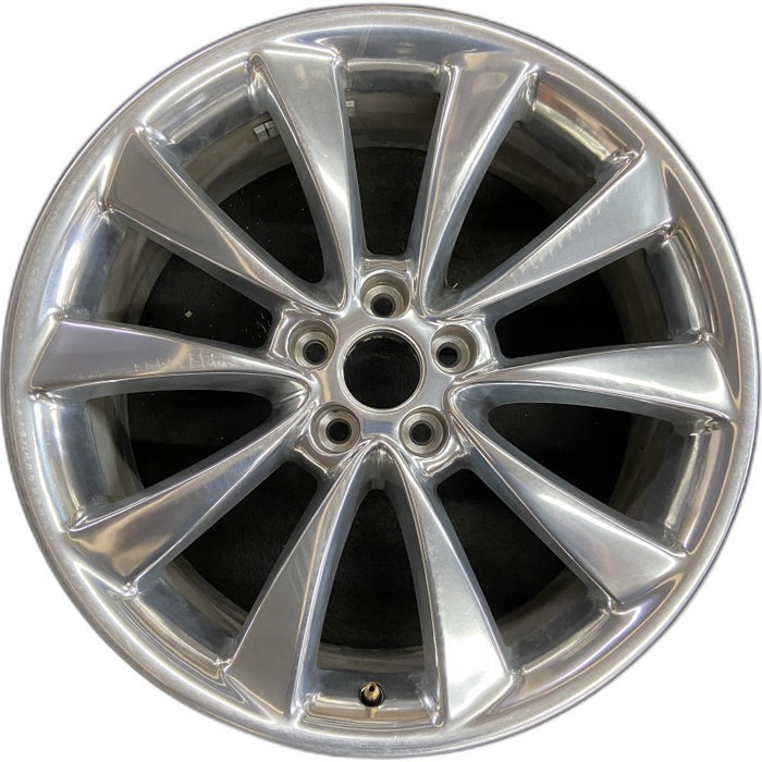 20" MKT 10 20x8 aluminum TPMS 10 flat spoke polished Original OEM Wheel Rim