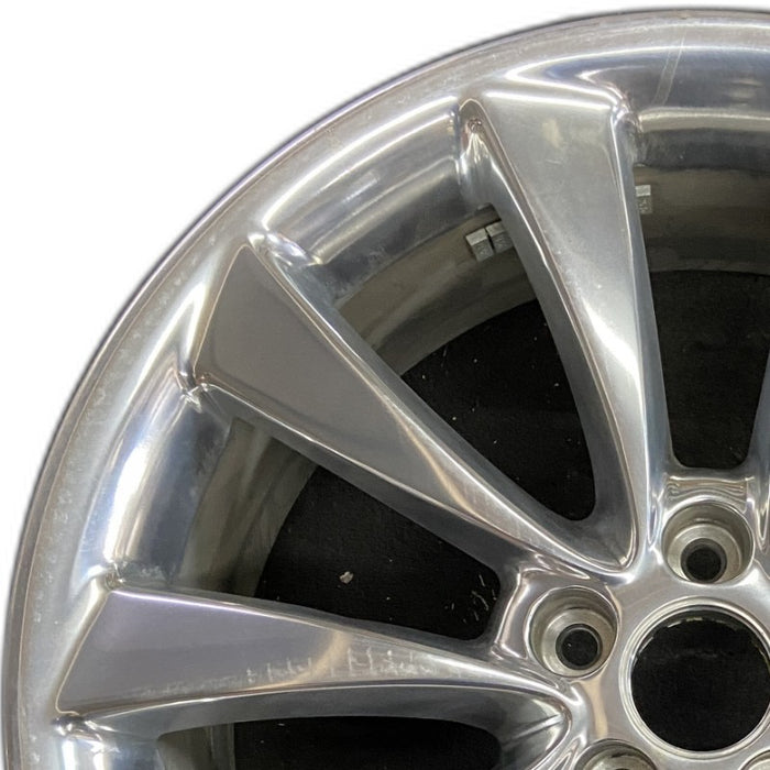 20" MKT 10 20x8 aluminum TPMS 10 flat spoke polished Original OEM Wheel Rim