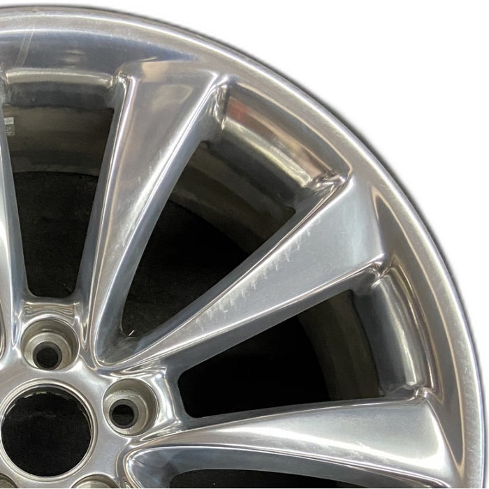 20" MKT 10 20x8 aluminum TPMS 10 flat spoke polished Original OEM Wheel Rim